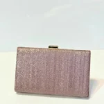 Rose Gold Glitter Clutch