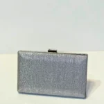 Silver Glitter Clutch