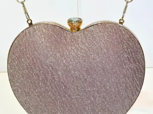 Heartfelt Glitter Clutch