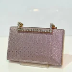 Sparkling pink Rhinestone Clutch